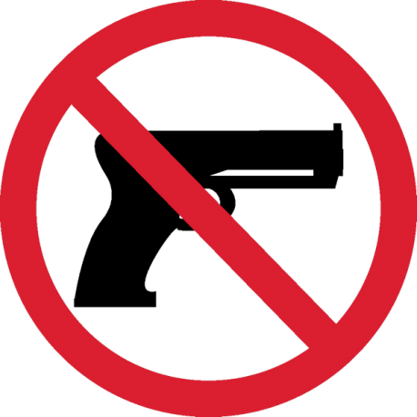 Знак Ношение Оружия Запрещено 1