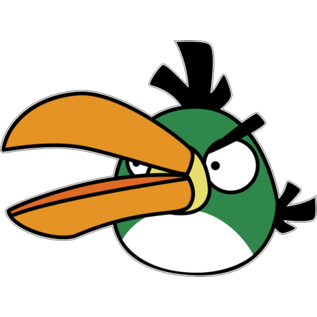 Птица с большим клювом из Angry Birds