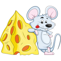 Мышь с сыром