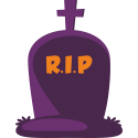 Фиолетовое надгробие