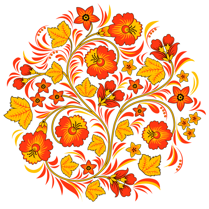 Рисунок русский орнамент