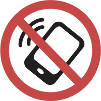 Знак "Не Использовать Смартфон, Смартфон Использовать Запрещено"