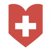 Сердце Флаг Швейцарии (Швейцарский Флаг в форме сердца)