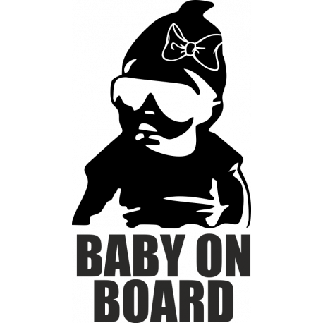 Baby on board - ребенок в машине - девочка