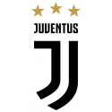 Звёзды футбольного клуба Ювентус (Juventus) На Белом Фоне