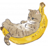 "Котик на банане"